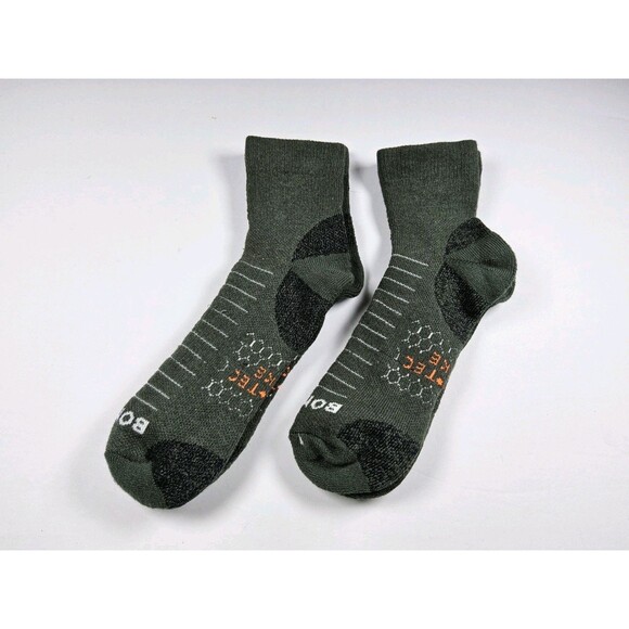 Bombas Hex Tec Hike Hiking Quarter Socks Lot Of 2 Pairs Size L - Picture 1 of 2